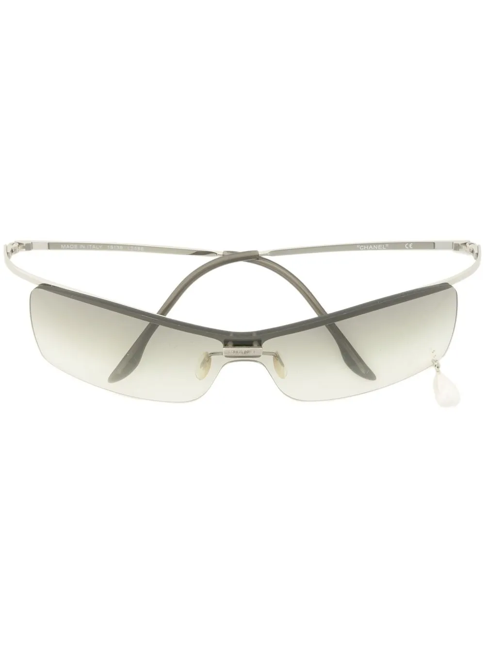 

CHANEL Pre-Owned 1990-2000s square-frame sunglasses - Black
