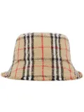 Burberry Vintage Check bouclé bucket hat - Brown