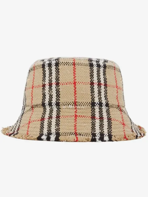 Burberry Vintage Check bouclé bucket hat