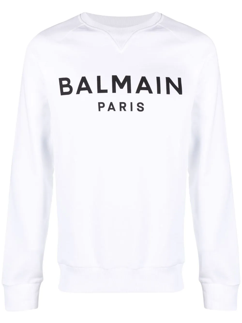 

Balmain logo-print crew neck sweatshirt - Black