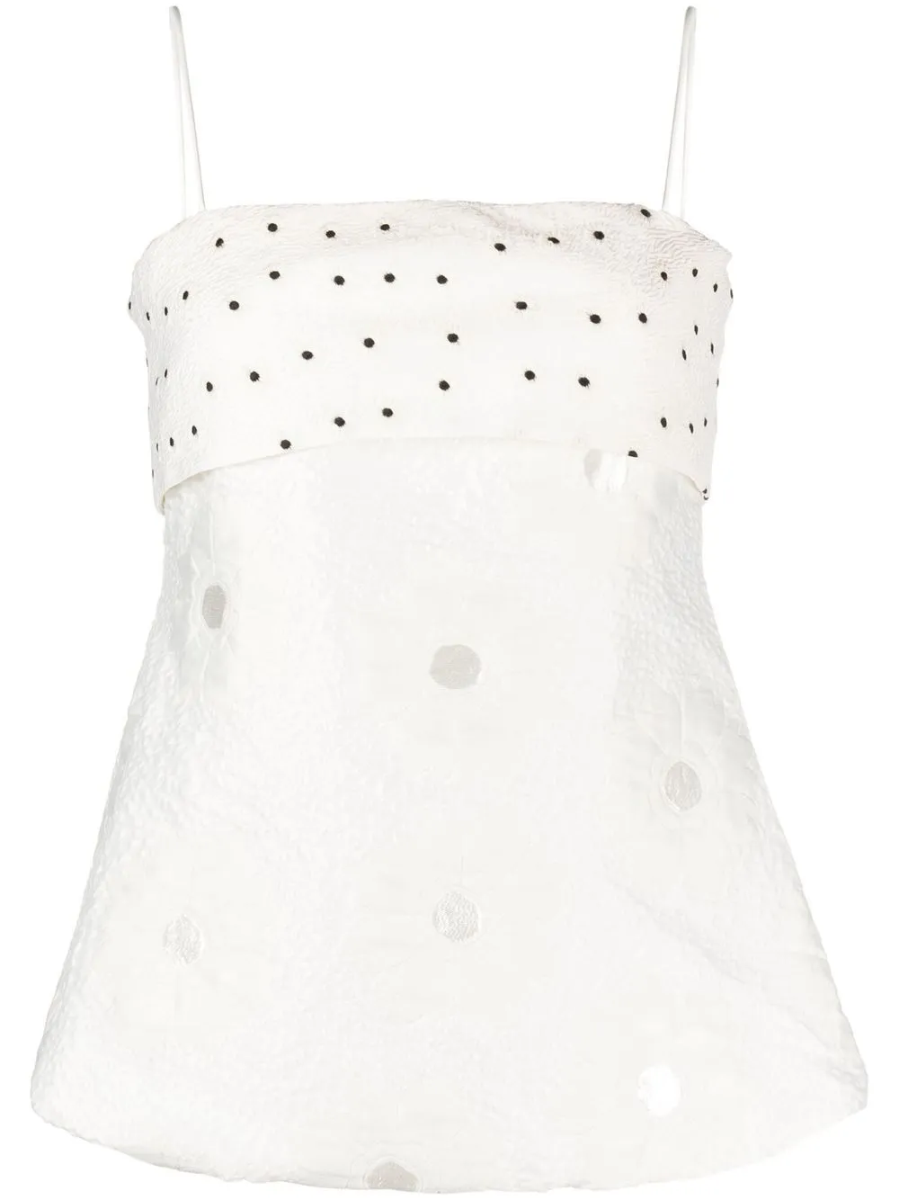 

Stine Goya Una floral-print tank top - White