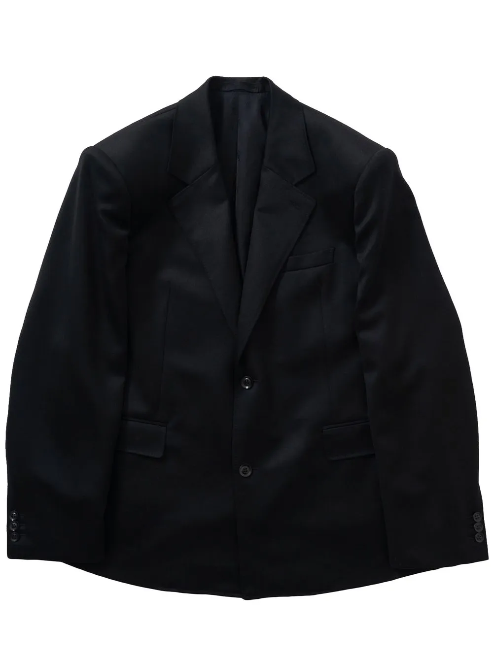 

Doublet crystal-embellished logo-plaque blazer - Black