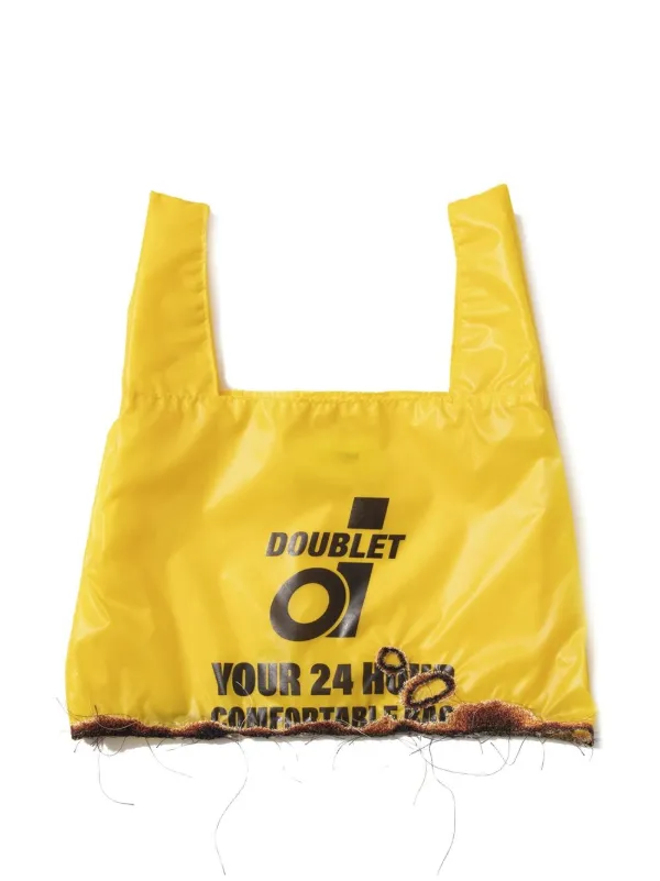 Doublet Burning Embroidery Supermarket Bag - Farfetch