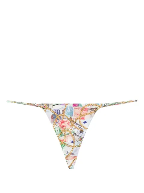 Fleur Du Mal Luxe money-print G-string