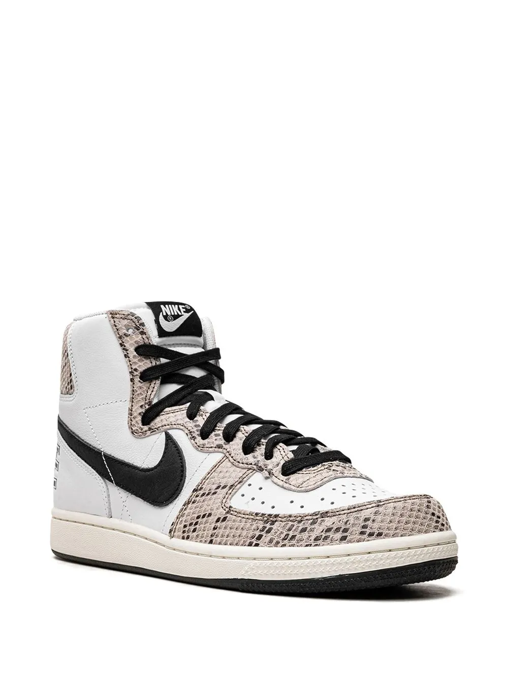 Shop Nike Terminator High "cocoa Snake" Sneakers In Neutrals