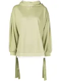 b+ab side-tie cotton hoodie - Green