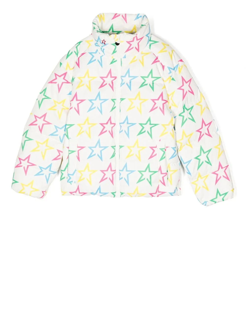 

Perfect Moment Kids star-print padded jacket - White