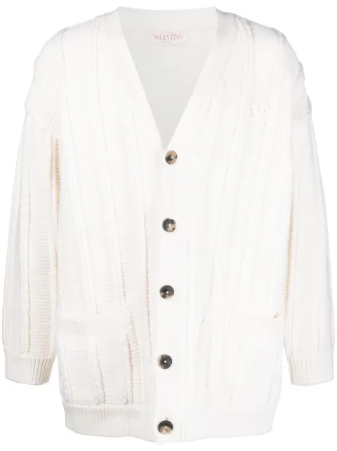 Valentino Garavani ribbed-knit cardigan