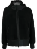 Canada Goose fleece zipped hooded jacket - Black