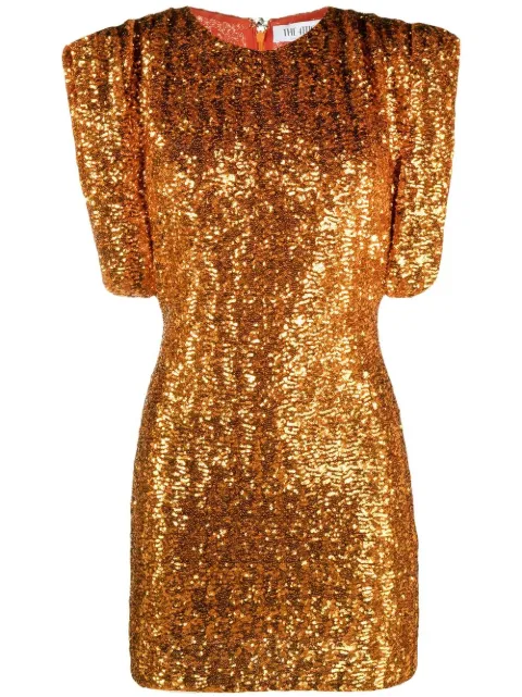 The Attico sequin-embellished mini dress