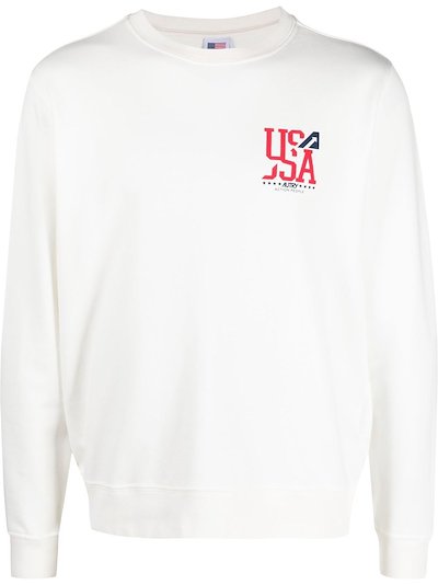 Autry - cotton logo-print sweatshirt