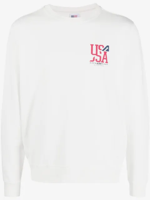 Autry cotton logo-print sweatshirt