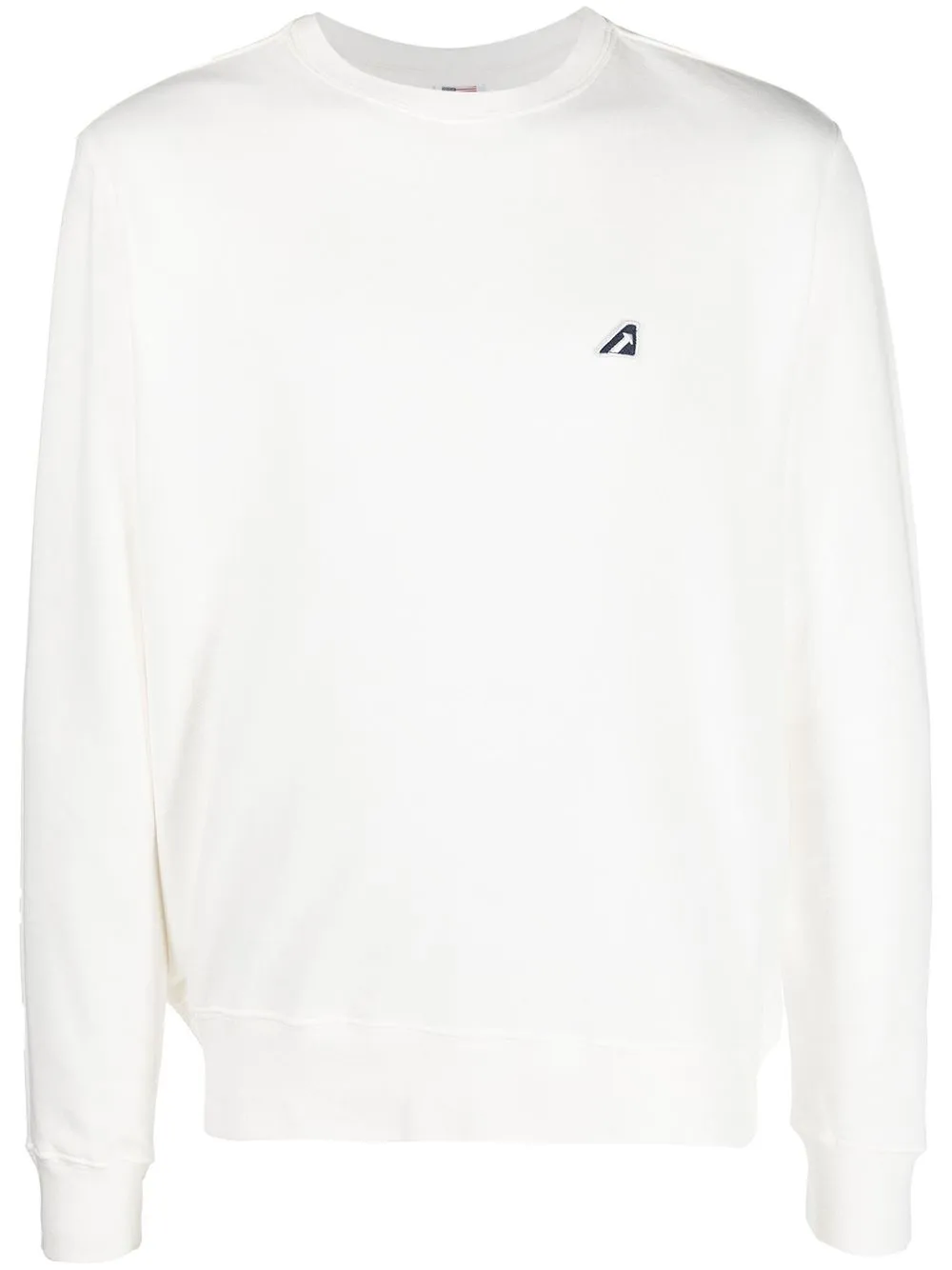 

Autry cotton logo-patch sweatshirt - White