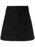 GANNI A-line pinstripe miniskirt - Black