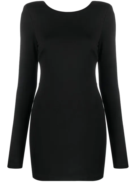 ROTATE BIRGER CHRISTENSEN vestido corto con espalda descubierta