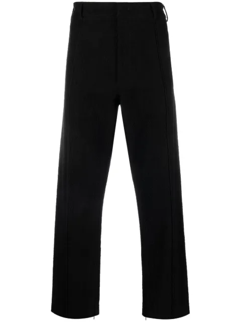 424 pantalones rectos con efecto texturizado