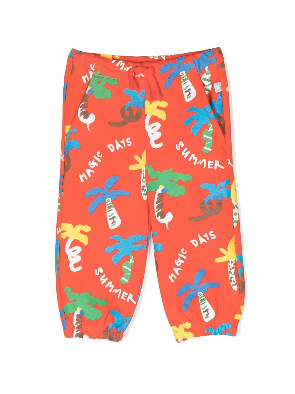 

Stella McCartney Kids pants con estampado gráfico - Naranja