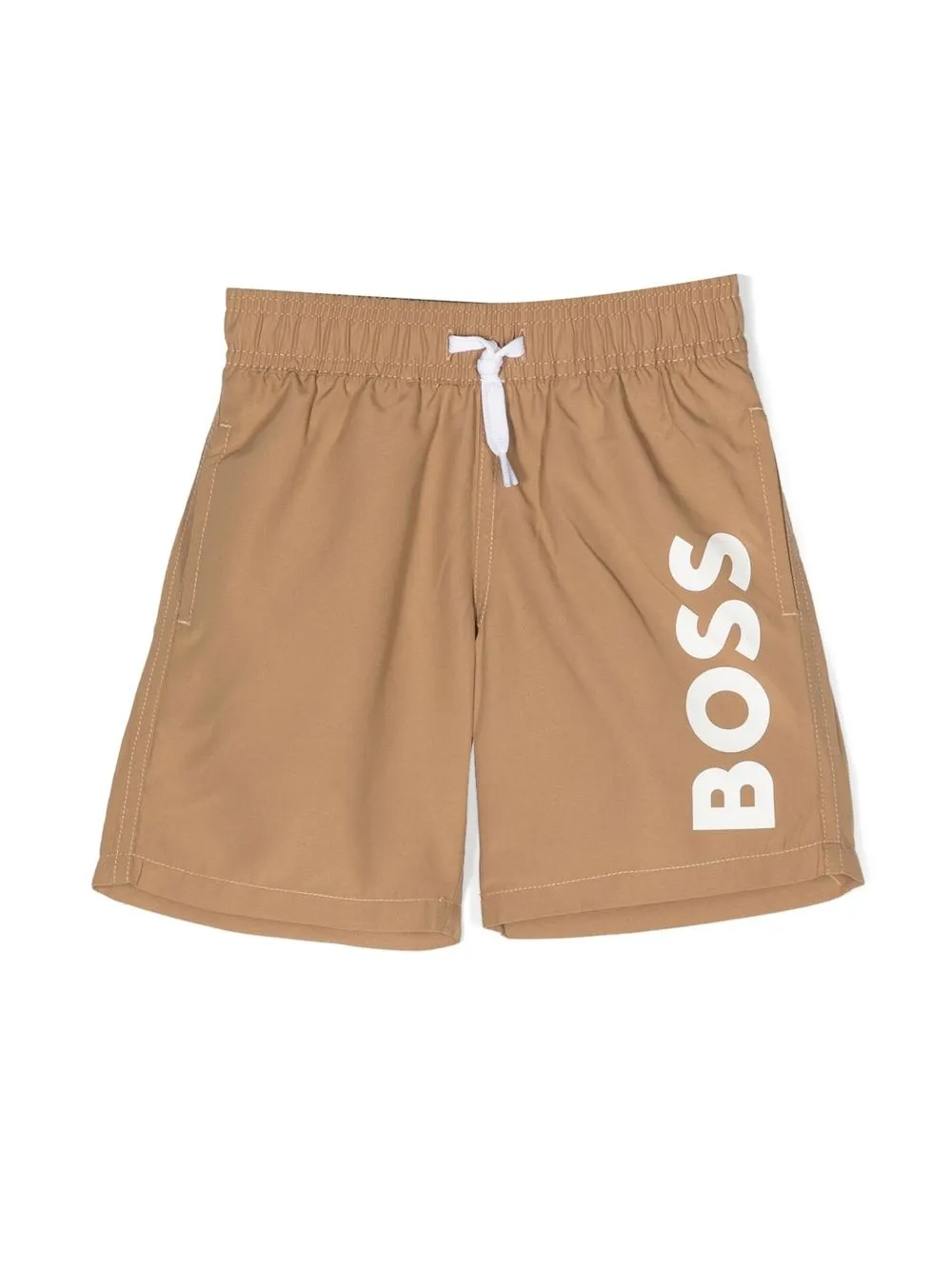 

BOSS Kidswear logo-print swimming trunks - Neutrals