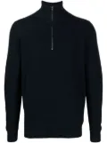 Pringle of Scotland half-zip cotton jumper - Blue