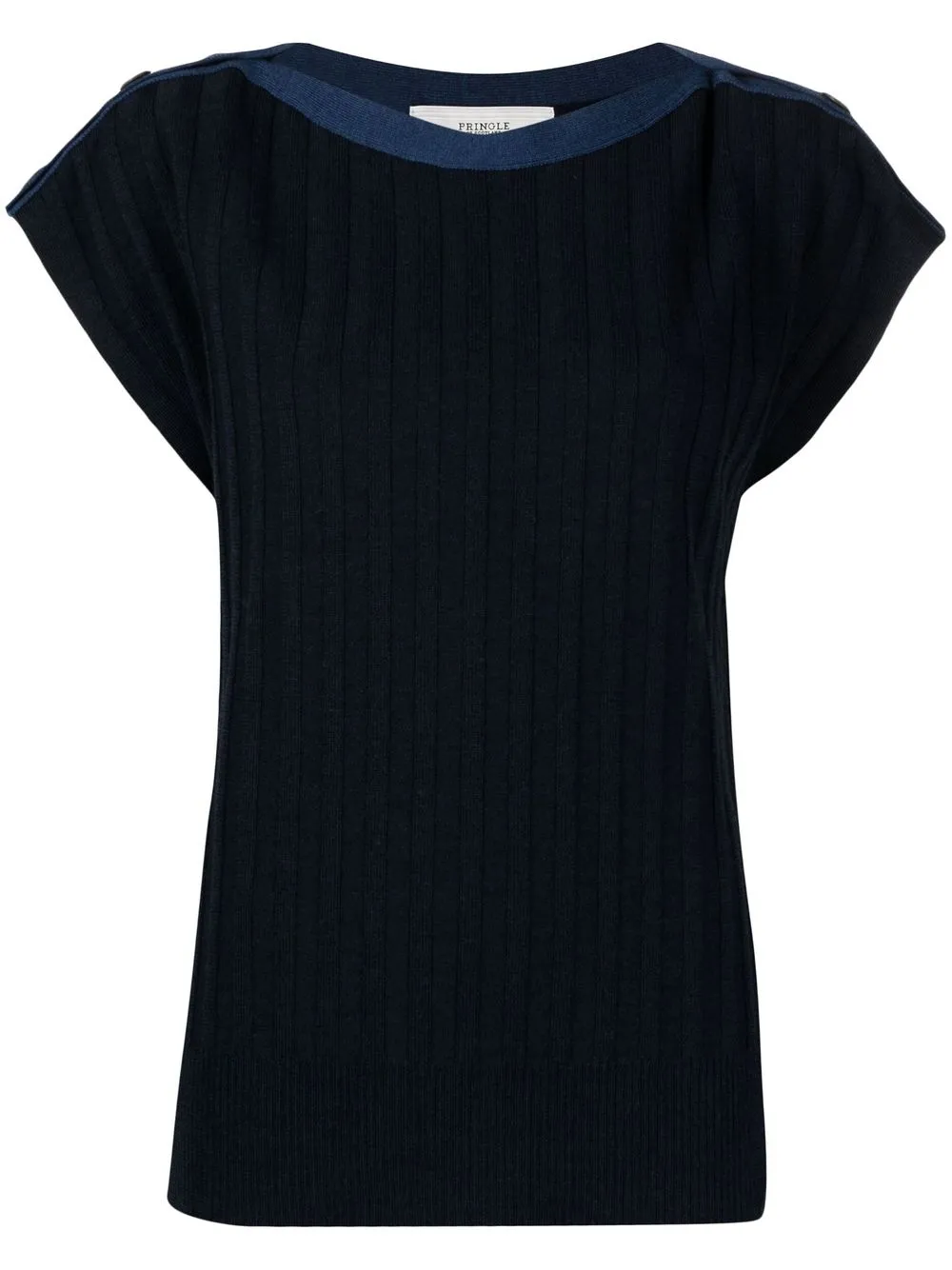 

Pringle of Scotland knitted sleveless jumper - Blue