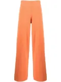 Pringle of Scotland high-waisted knitted trousers - Orange