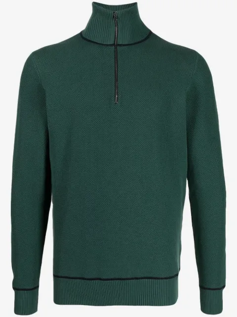 Pringle of Scotland half-zip cotton jumper