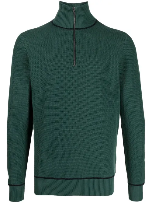 Pull à col montant zippé - Pringle of Scotland - Modalova