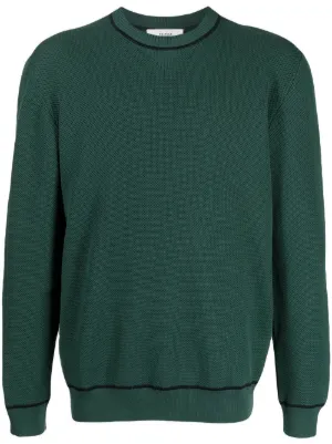 Green cotton jumper store