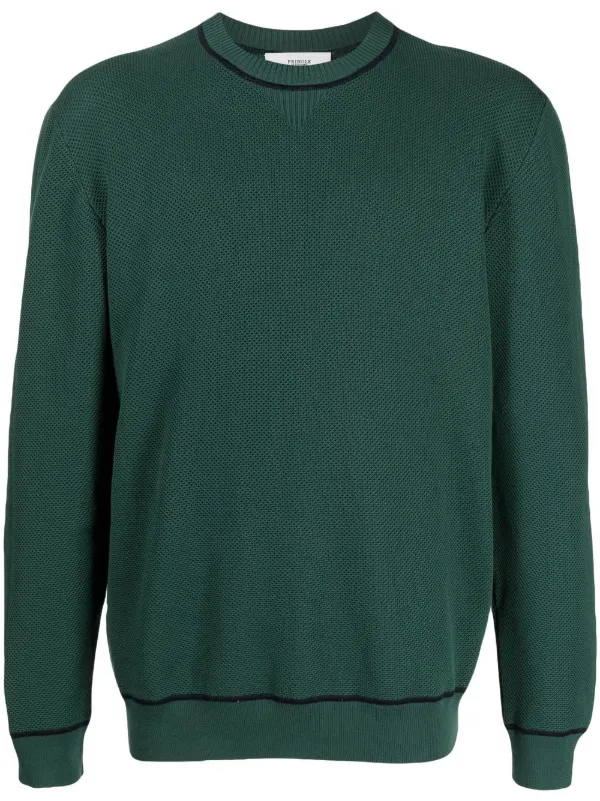 Green cotton jumper hotsell