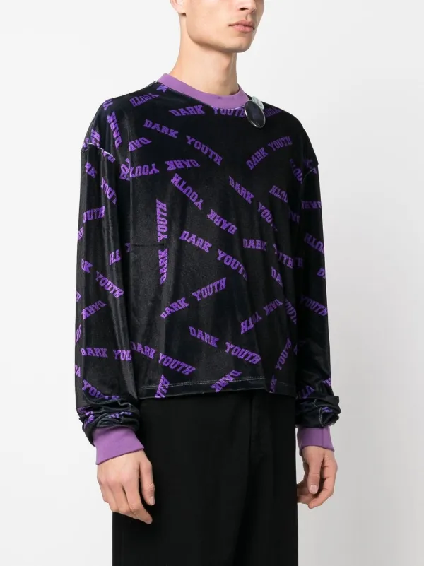 Balenciaga outlet purple sweater