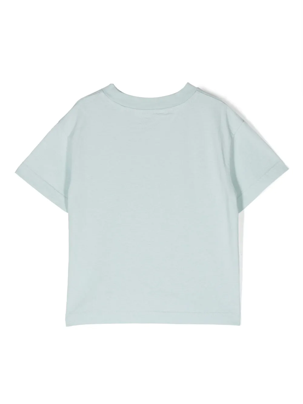 Palm Angels Kids T-shirt met print - Blauw
