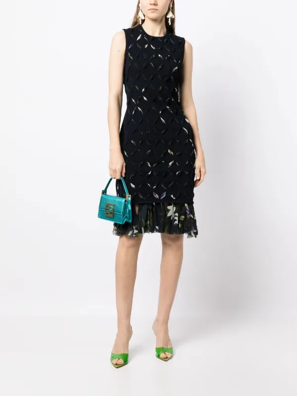 Oscar de la outlet renta knit dress