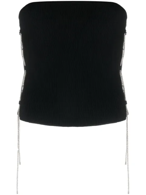 Giuseppe Di Morabito crystal-embellished bandeau top