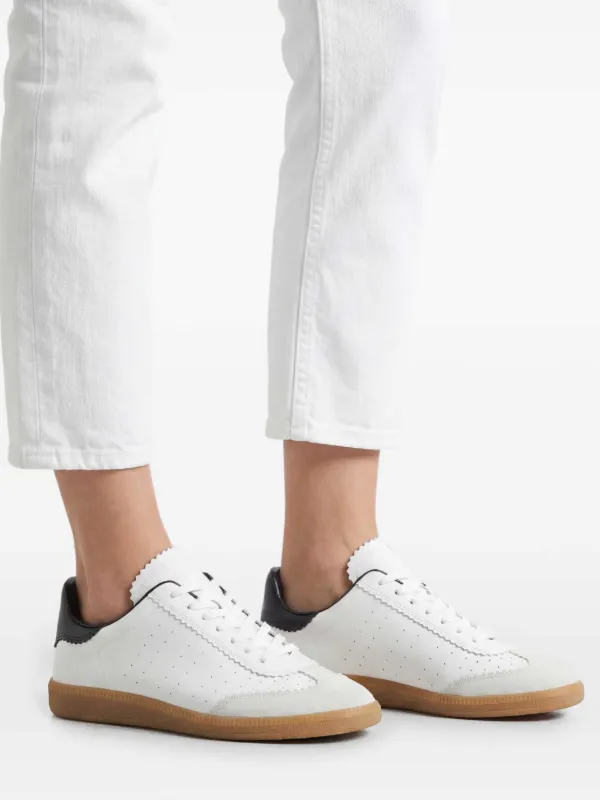 ISABEL MARANT Bryce lace-up Sneakers | White | FARFETCH