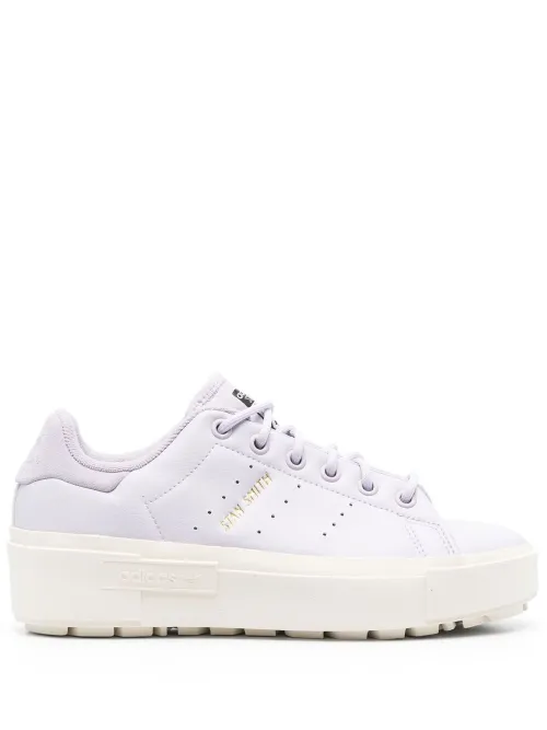 Baskets en cuir à logo - adidas - Modalova