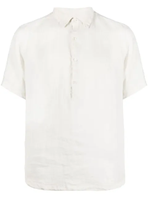 barena slub linen shirt