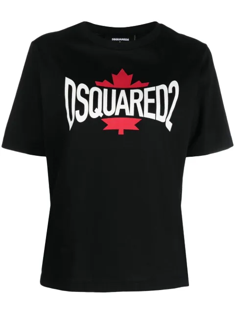 DSQUARED2 logo-print short-sleeved T-shirt Women