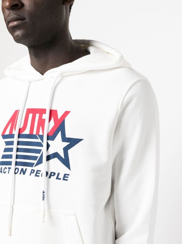 Tommy Hilfiger logo-print Drawstring Hoodie - Farfetch