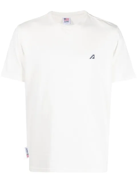 Autry t-shirt en coton à logo brodé