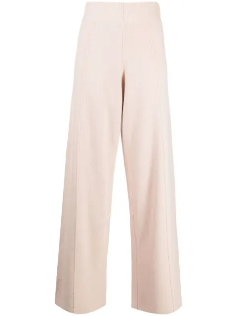 Pringle of Scotland pantalones tejidos con tiro alto