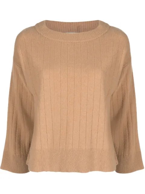 Pringle of Scotland ribbed wide-neck jumper 