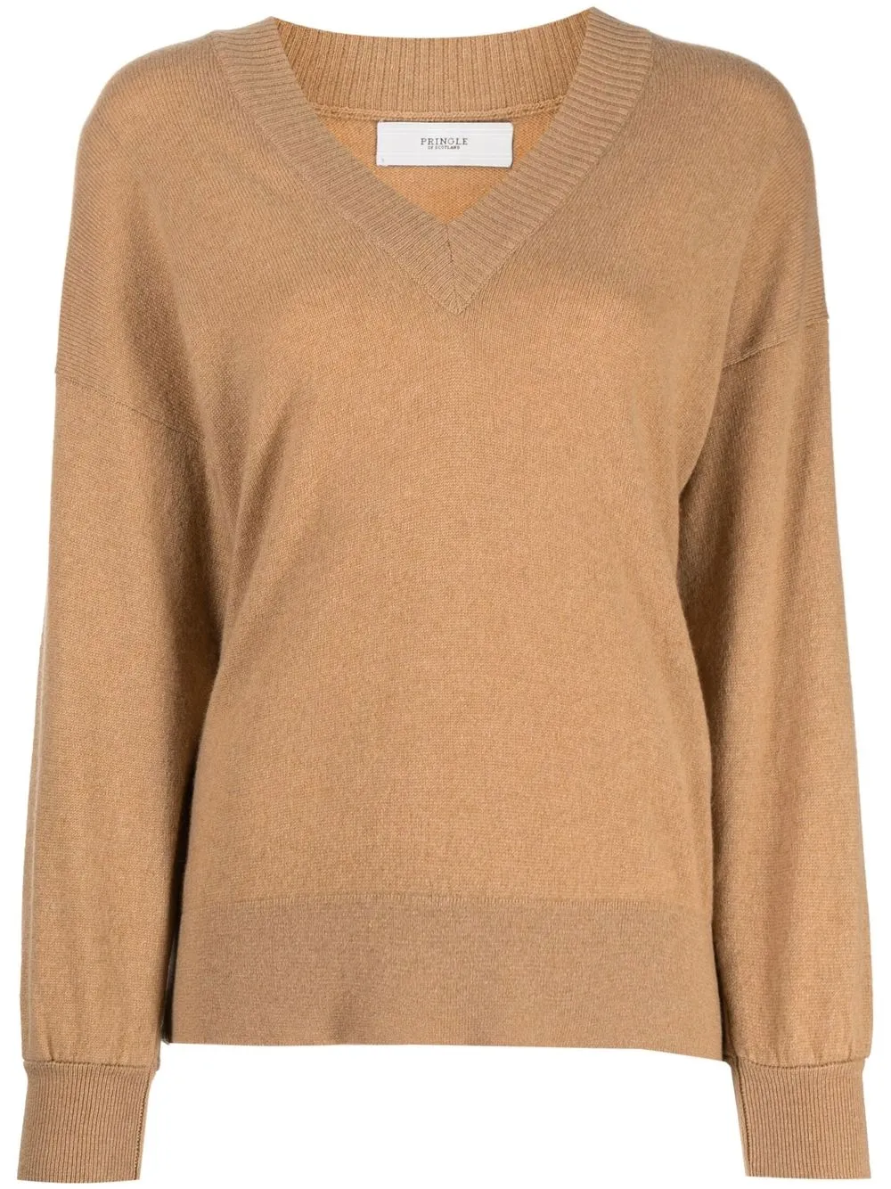

Pringle of Scotland V-neck long sleeve jumper - Brown