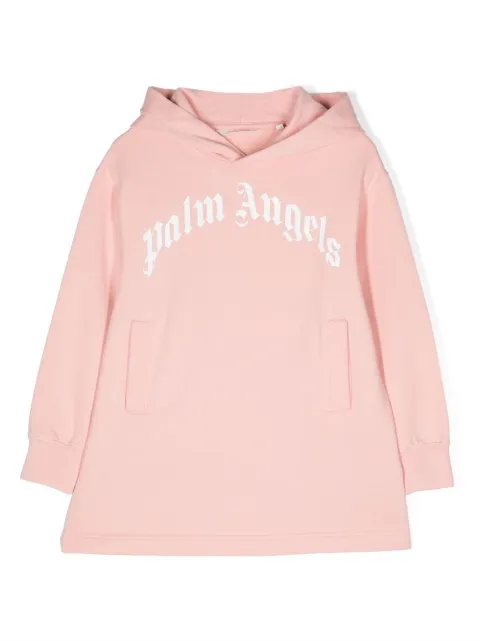 Palm Angels Kids logo-print detail hoodie