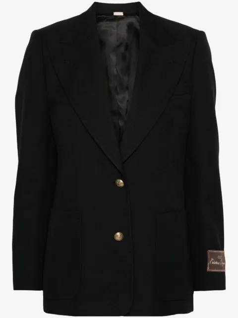 Gucci single-breasted twill blazer