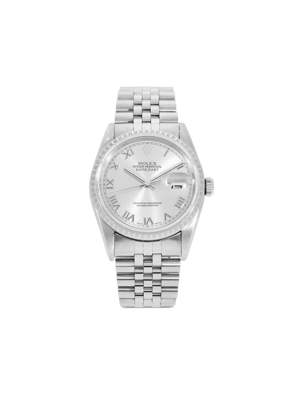 

Rolex 1996 pre-owned Datejust 36mm - Silver