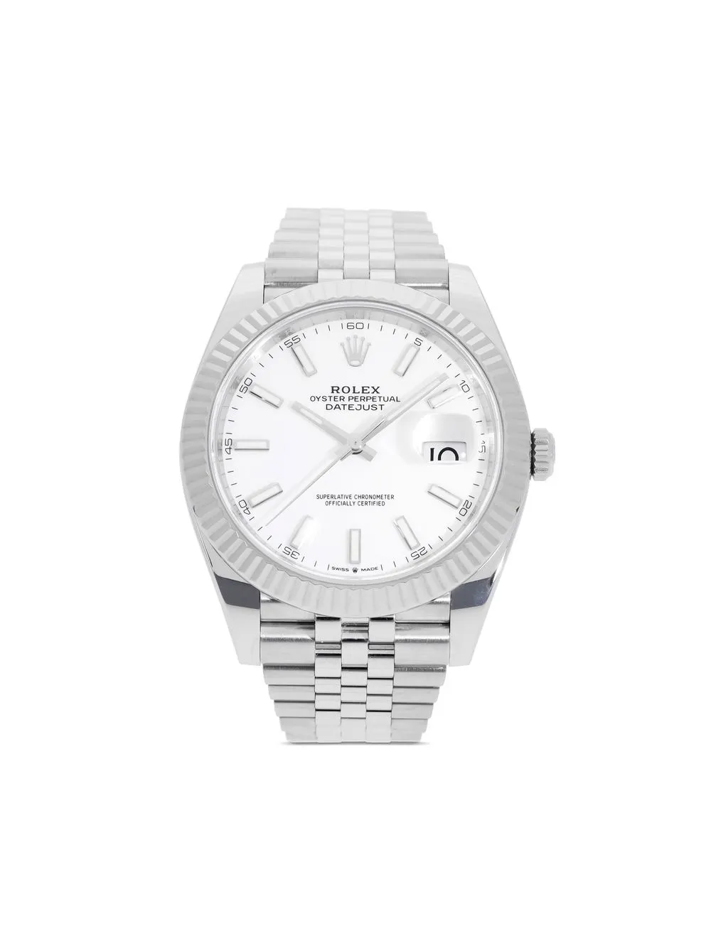 

Rolex 2022 pre-owned Datejust 41mm - White