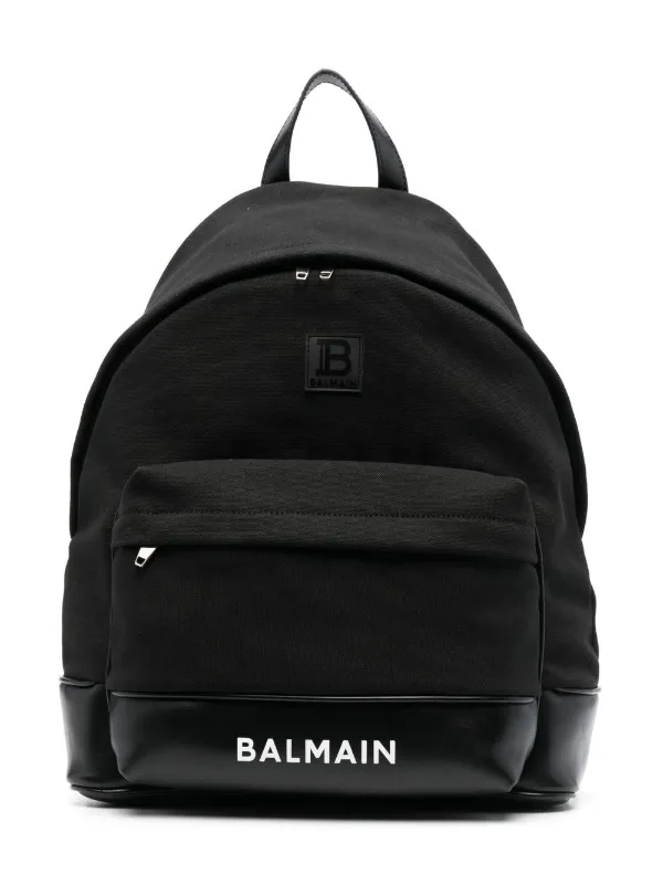 Balmain Kids logo-print Detail Backpack - Farfetch