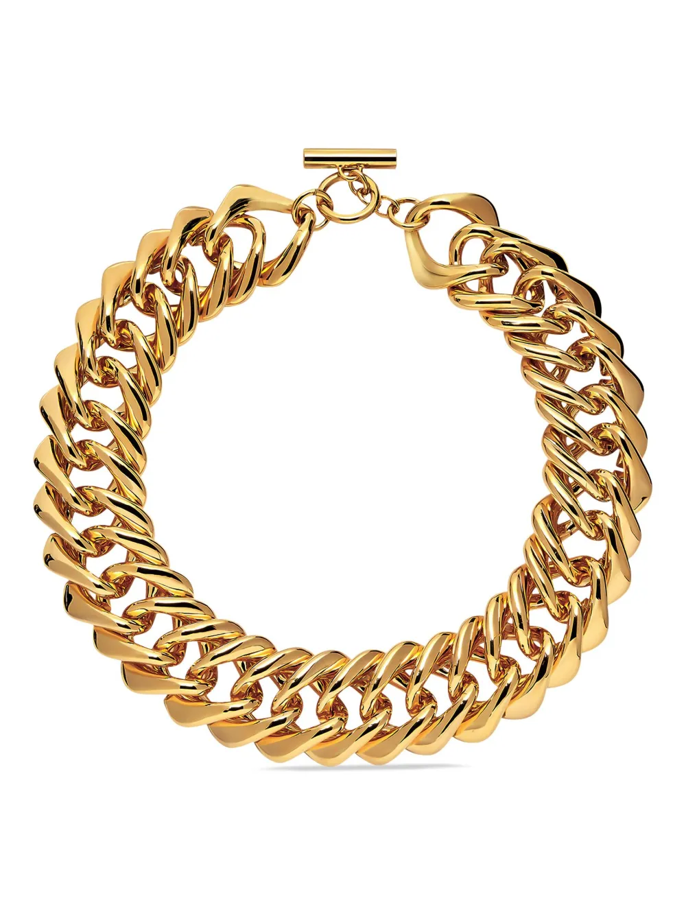 Balenciaga Women's Linked Necklace In Gold