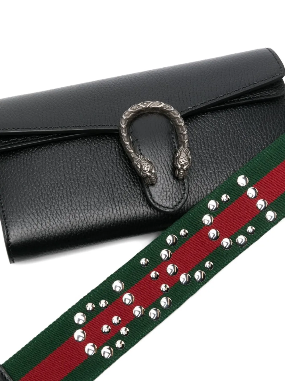 Gucci Small Dionysus Shoulder Bag in Black, view 4