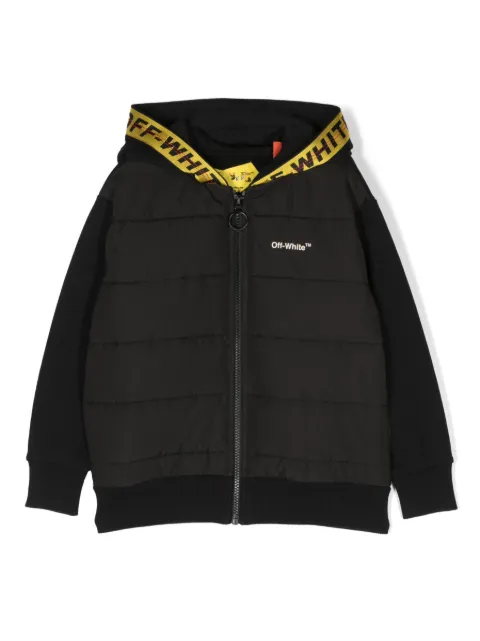 Off-White Kids logo-print padded jacket